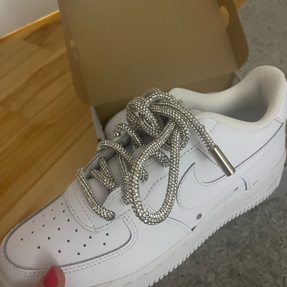 New Swarovski crystal Air Forces Never worn in box